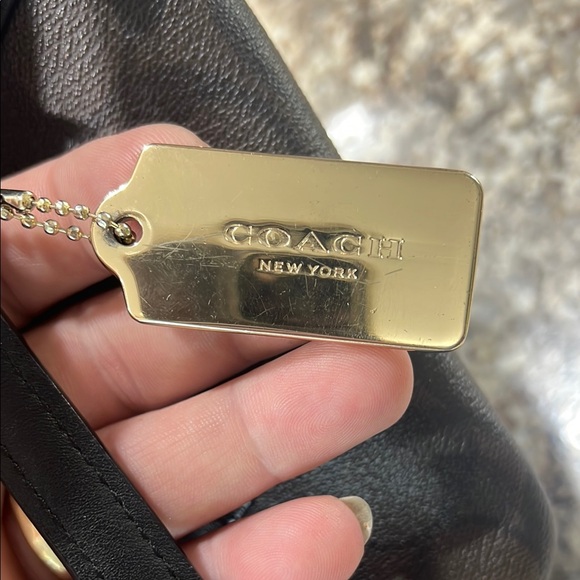 Coach Tyler Brown Black and Gold Women's tote - Picture 2 of 12